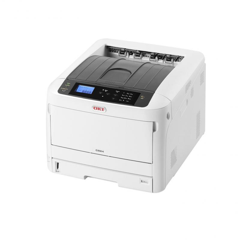 Imagen de equipo de impresion : C824dn de la marca : OKI disponible en : RECOLOGIC Imagen de equipo de impresion : C824dn de la marca : OKI disponible en : RECOLOGIC