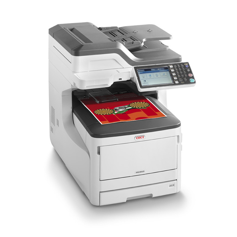 Imagen de equipo de impresion : MC853dn de la marca : OKI disponible en : RECOLOGIC Imagen de equipo de impresion : MC853dn de la marca : OKI disponible en : RECOLOGIC