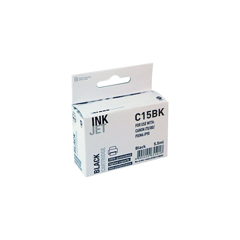Cartucho de tinta : XCBCI15BKC de la marca : Canon disponible en : RECOLOGIC