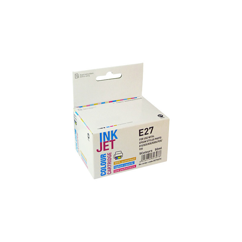 Cartucho de tinta : XET027C de la marca : Epson disponible en : RECOLOGIC Cartucho de tinta : XET027C de la marca : Epson disponible en : RECOLOGIC