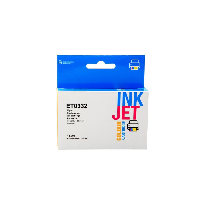 Cartucho de tinta : XET0332C de la marca : Epson disponible en : RECOLOGIC Cartucho de tinta : XET0332C de la marca : Epson disponible en : RECOLOGIC