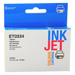 Cartucho de tinta : XET0334C de la marca : Epson disponible en : RECOLOGIC