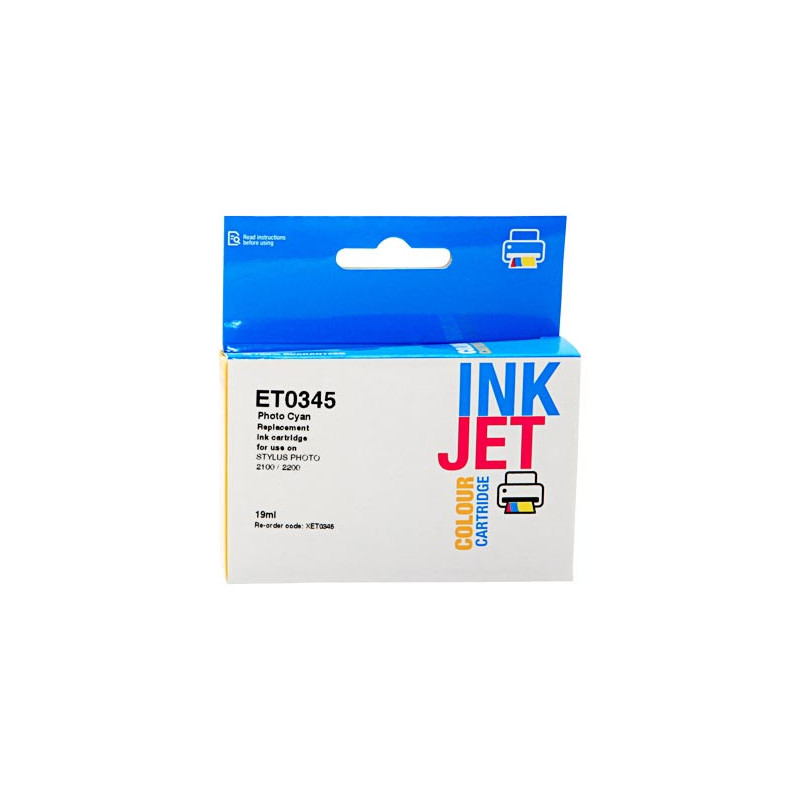 Cartucho de tinta : XET0345C de la marca : Epson disponible en : RECOLOGIC