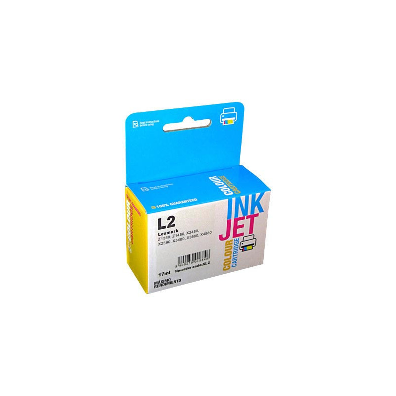 Cartucho de tinta : XL2C de la marca : Lexmark disponible en : RECOLOGIC