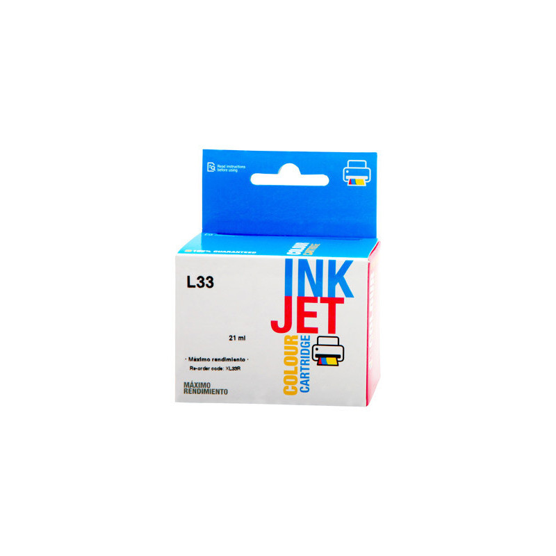 Cartucho de tinta : XL33R de la marca : Lexmark disponible en : RECOLOGIC